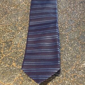 Ted Baker Blue with Purple stripes silk tie